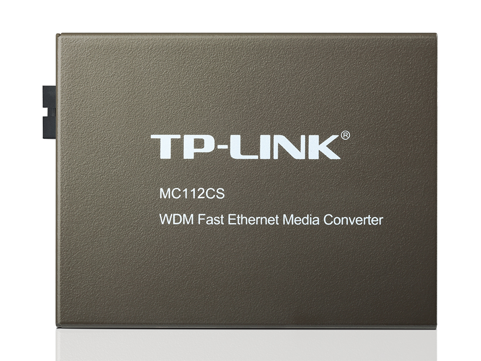 TP-Link MC112CS 10-100Mbps WDM Single Mood Media Converter