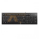 A4TECH KRS-85/83/82 Laser Engraving USB Keyboard With Bangla