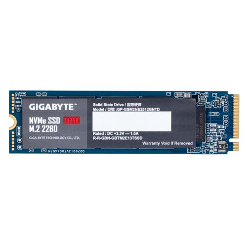 Gigabyte 512GB M.2 2280 PCIe 3.0 x4 NVMe 1.3 SSD #GP-GSM2NE3512GNTD