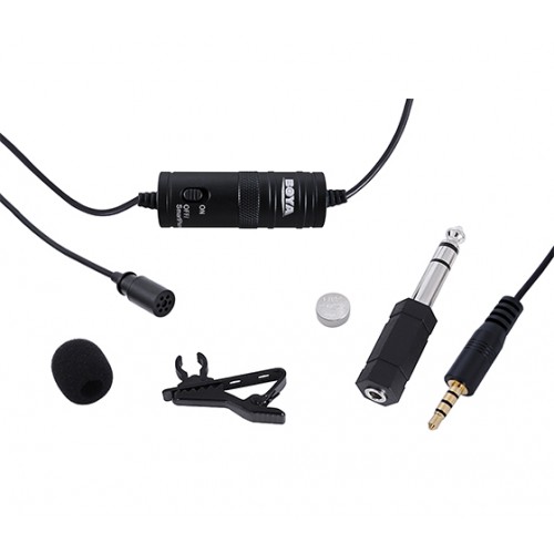 Boya BY-M1 Omnidirectional Lavalier Microphone (Original)