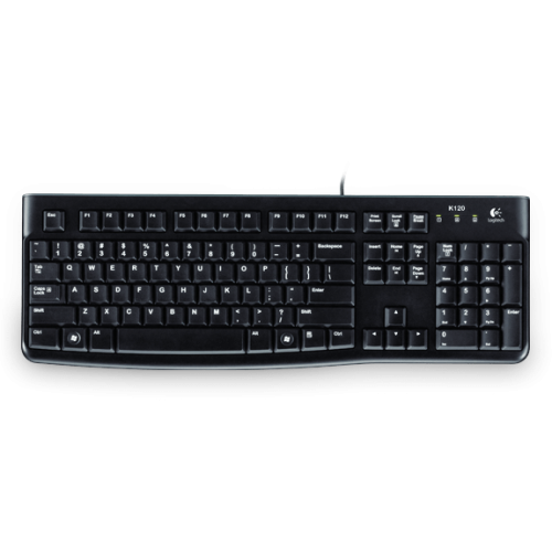 Logitech K120 USB Keyboard With Bangla Black (920-008363)