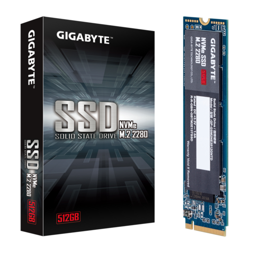 Gigabyte 512GB M.2 2280 PCIe 3.0 x4 NVMe 1.3 SSD #GP-GSM2NE3512GNTD