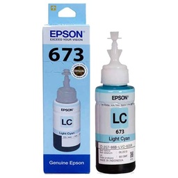 [EPSON 673 Light Cyan] EPSON 673 Ink 100% Original Light Cyan