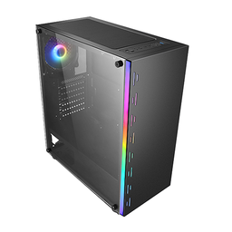 [ApTech AP-192-3306] Casing ApTech AP-192-3306 RGB ATX Gaming Casing With RGB FAN Without PSU